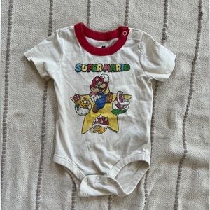 Baby gap super Mario onesie